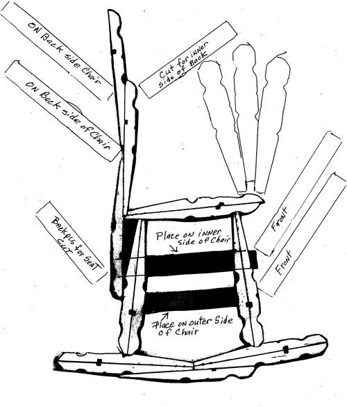 Detail Clothespin Rocking Chair Nomer 9
