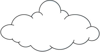 Detail Cloud Clip Art Nomer 14