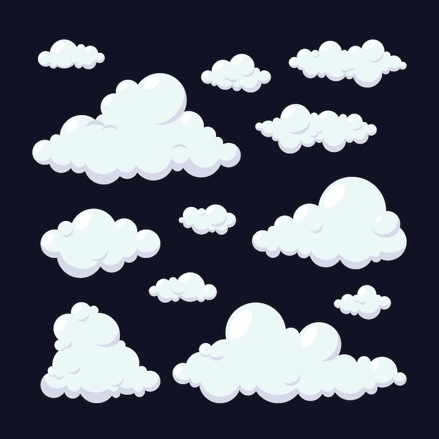 Detail Cloud Flat Png Nomer 54