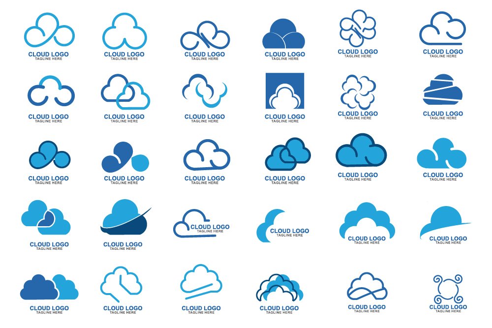 Detail Cloud Logo Nomer 6