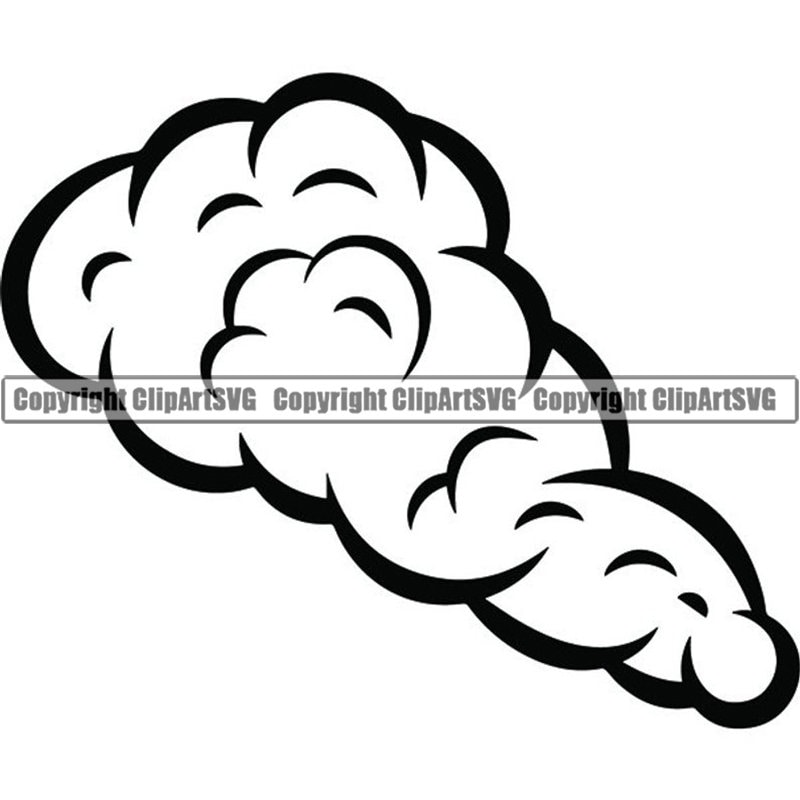 Detail Cloud Of Smoke Clipart Nomer 18