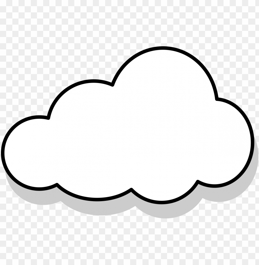 Detail Cloud Shape Png Nomer 3