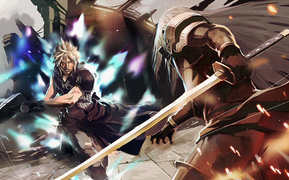 Detail Cloud Vs Sephiroth Nomer 11