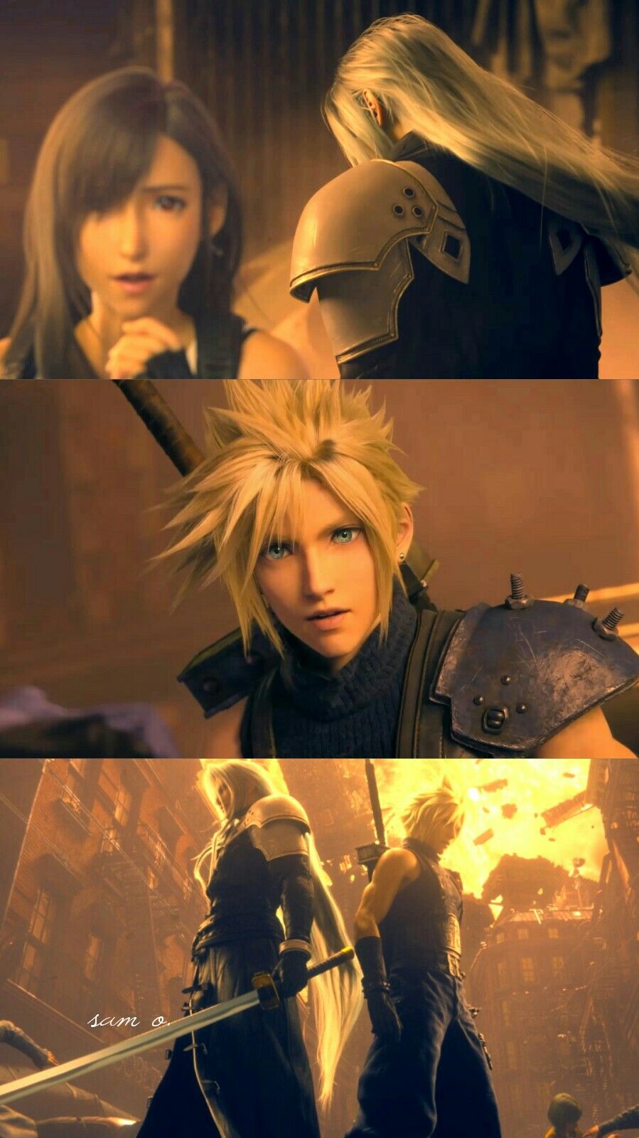 Detail Cloud Vs Sephiroth Nomer 17