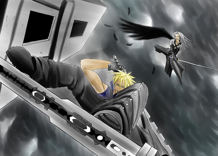 Detail Cloud Vs Sephiroth Nomer 20