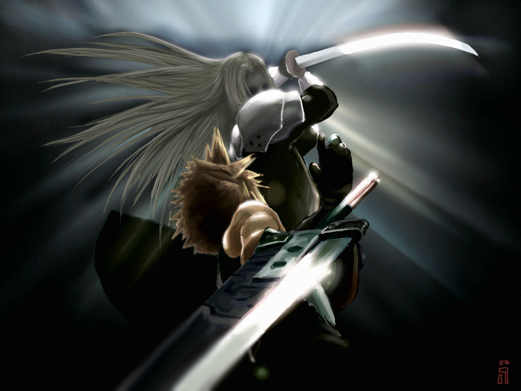 Detail Cloud Vs Sephiroth Nomer 21