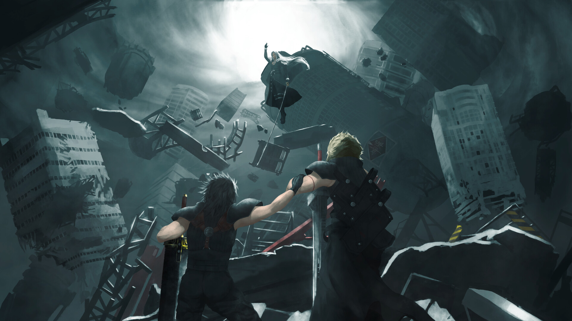 Detail Cloud Vs Sephiroth Nomer 33