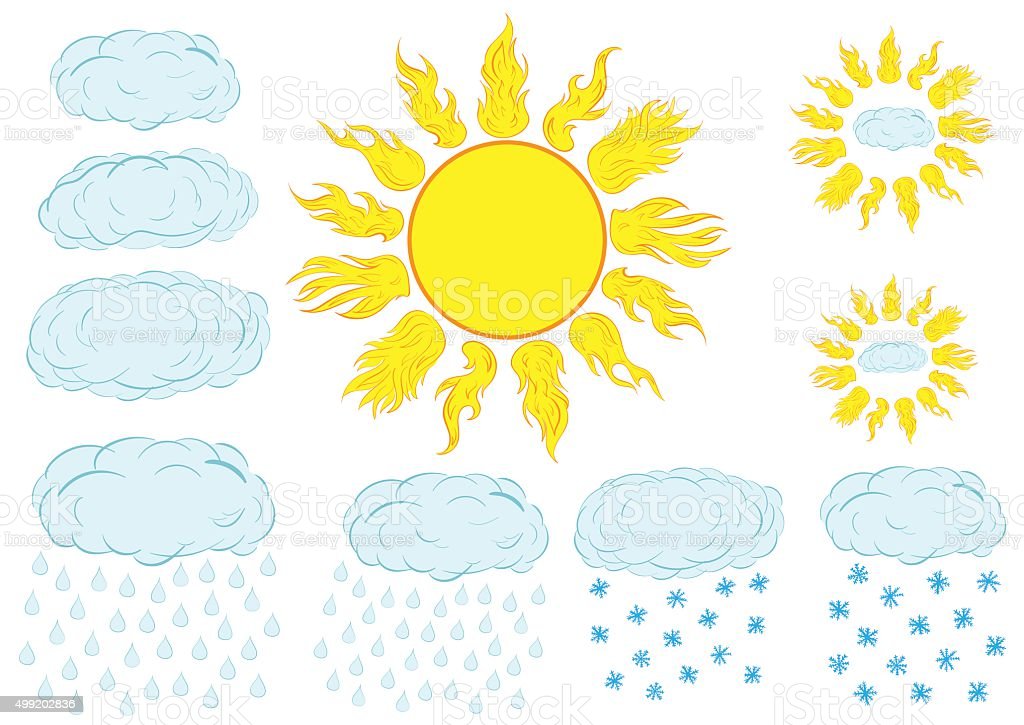 Detail Clouds And Sun Clipart Nomer 49