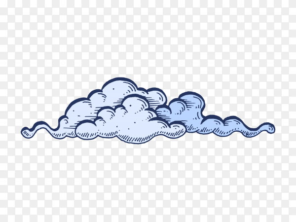 Detail Clouds On Transparent Background Nomer 21