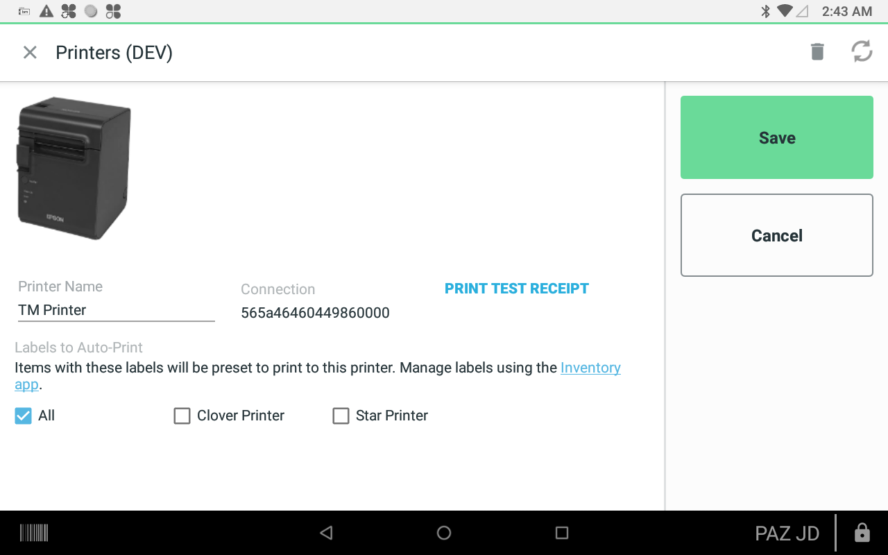 Detail Clover Sticky Label Printer Nomer 5