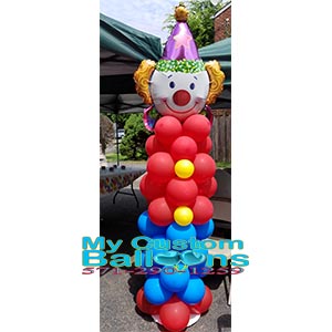 Clown Balloon Column - KibrisPDR