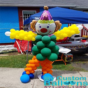 Detail Clown Balloon Column Nomer 17