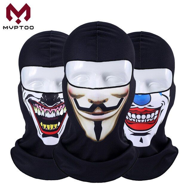 Detail Clown Face Mask Motorcycle Nomer 50