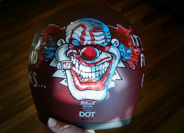 Detail Clown Motorcycle Helmet Nomer 18
