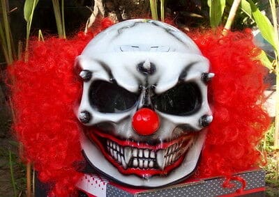 Detail Clown Motorcycle Helmet Nomer 31