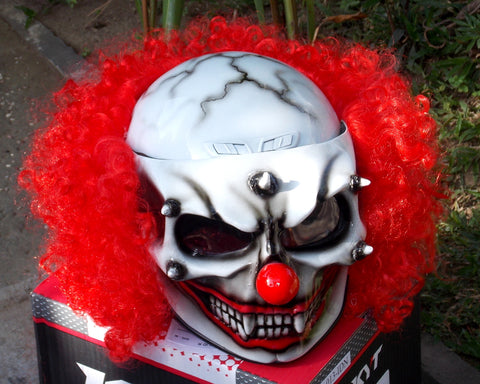 Detail Clown Motorcycle Helmet Nomer 40