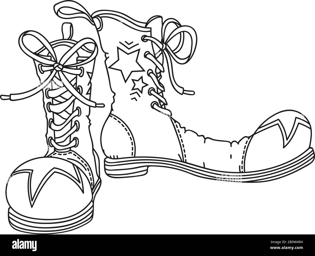 Detail Clown Shoes Clipart Nomer 14