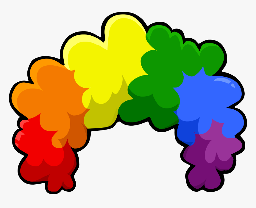 Detail Clown Wig No Background Nomer 3
