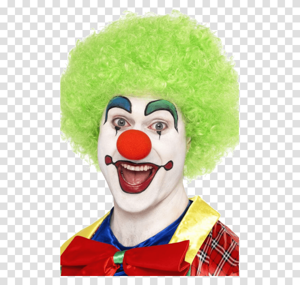 Detail Clown Wig Transparent Nomer 52