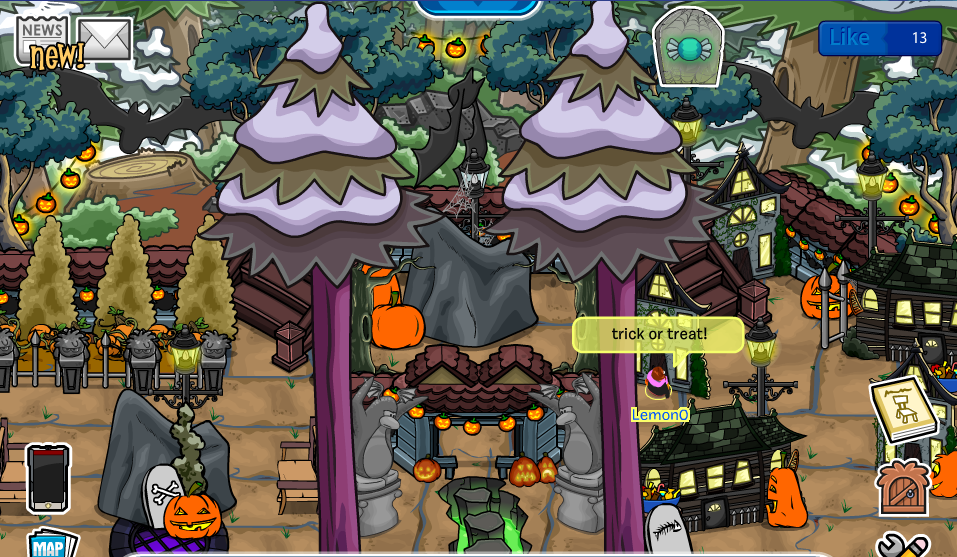 Detail Club Penguin Halloween Igloos Nomer 11