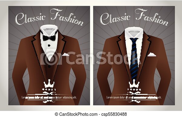 Detail Coat And Tie Template Nomer 31