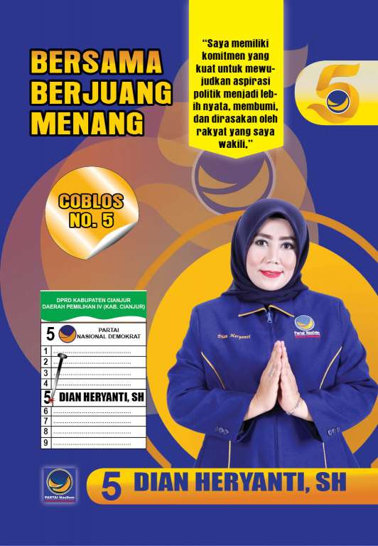 Detail Coblos No 5 Nomer 34
