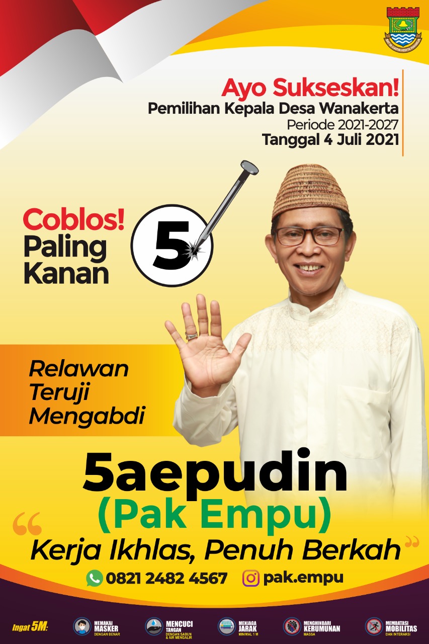 Detail Coblos No 5 Nomer 9