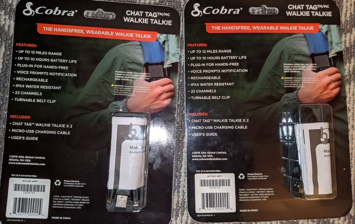 Detail Cobra Chat Tag Walkie Talkie Nomer 34