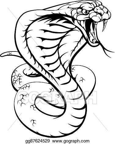 Detail Cobra Clipart Black And White Nomer 16