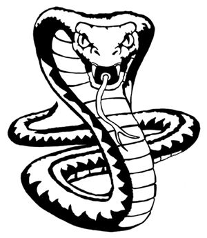 Detail Cobra Clipart Black And White Nomer 24