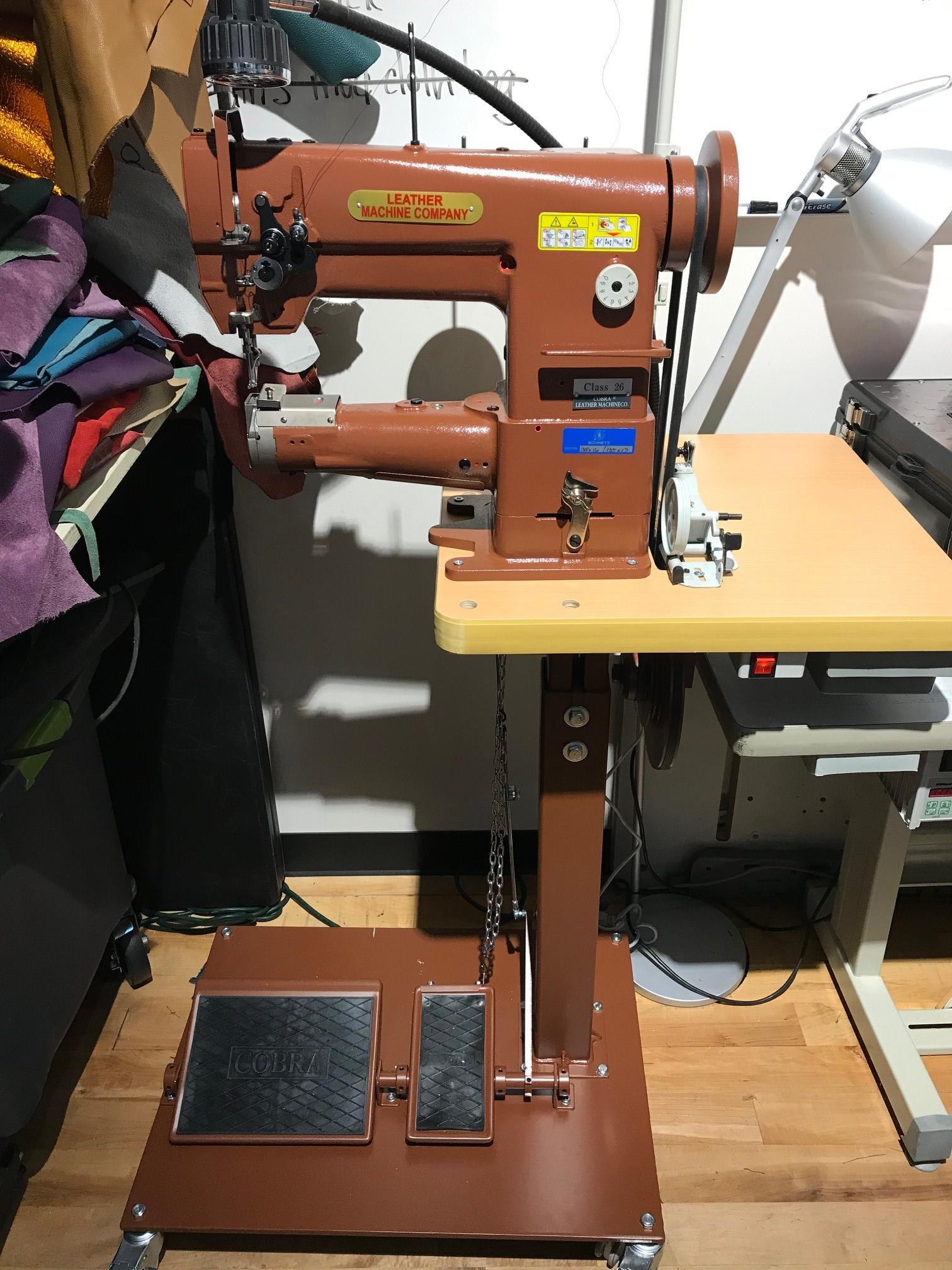Detail Cobra Leather Sewing Machine Nomer 37