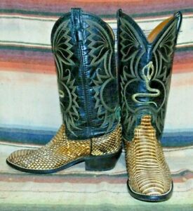 Detail Cobra Skin Cowboy Boots Nomer 25