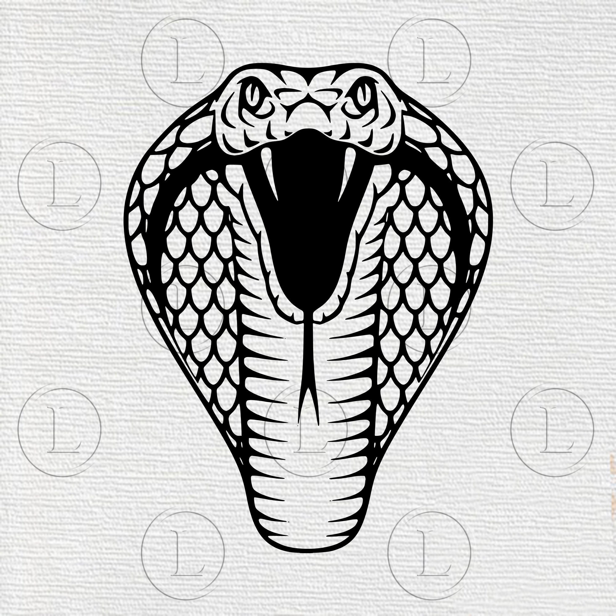 Detail Cobra Snake Vector Nomer 18