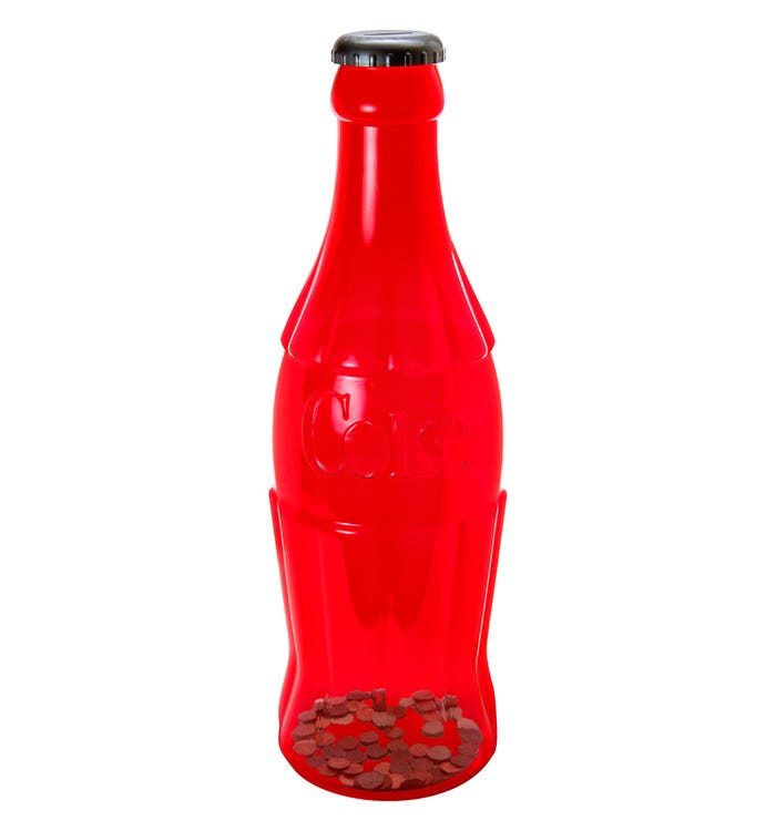 Detail Coca Cola Bottle Piggy Bank Nomer 18
