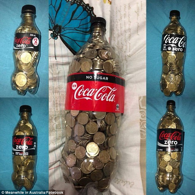 Detail Coca Cola Bottle Piggy Bank Nomer 42