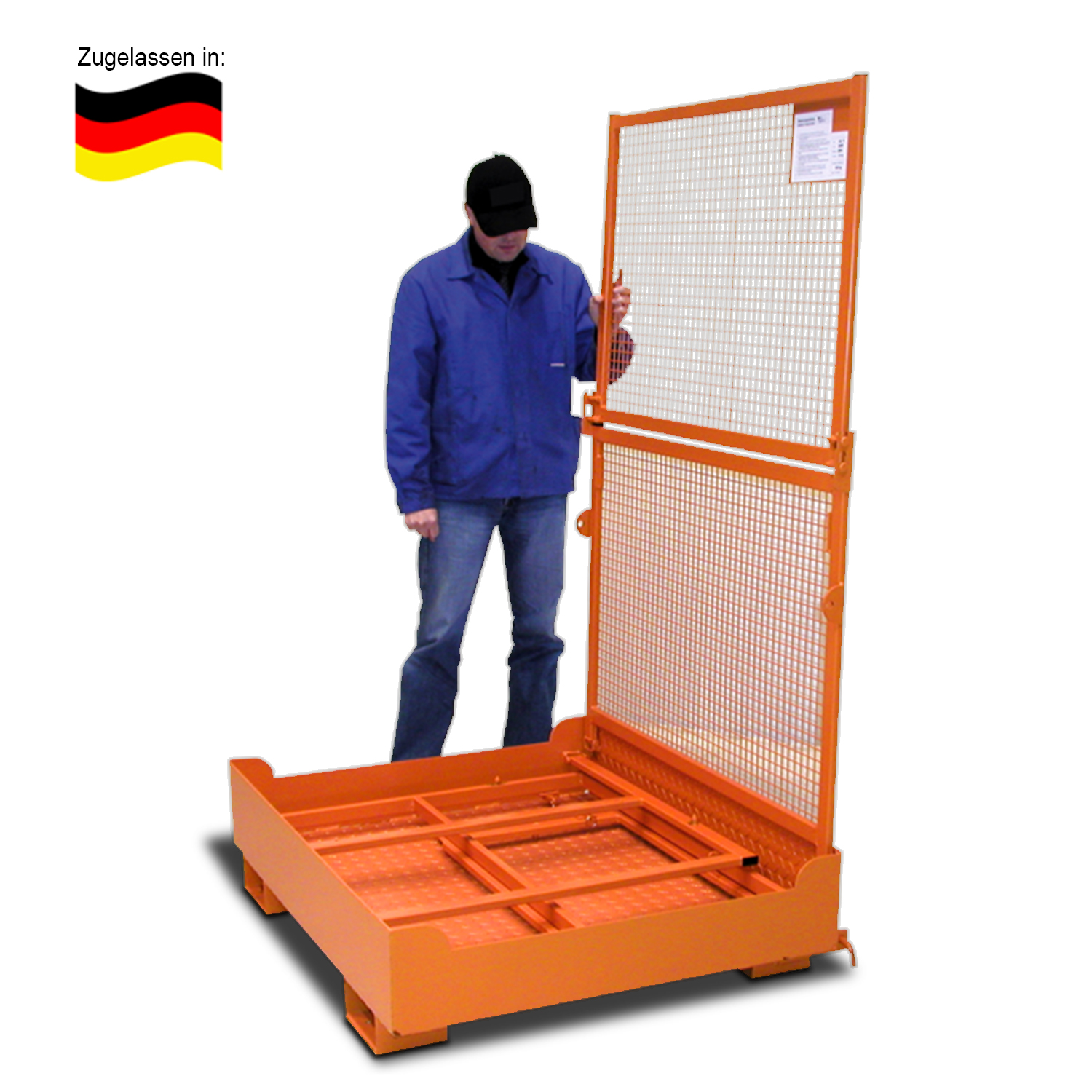 Detail Container Beladen Mit Stapler Nomer 10