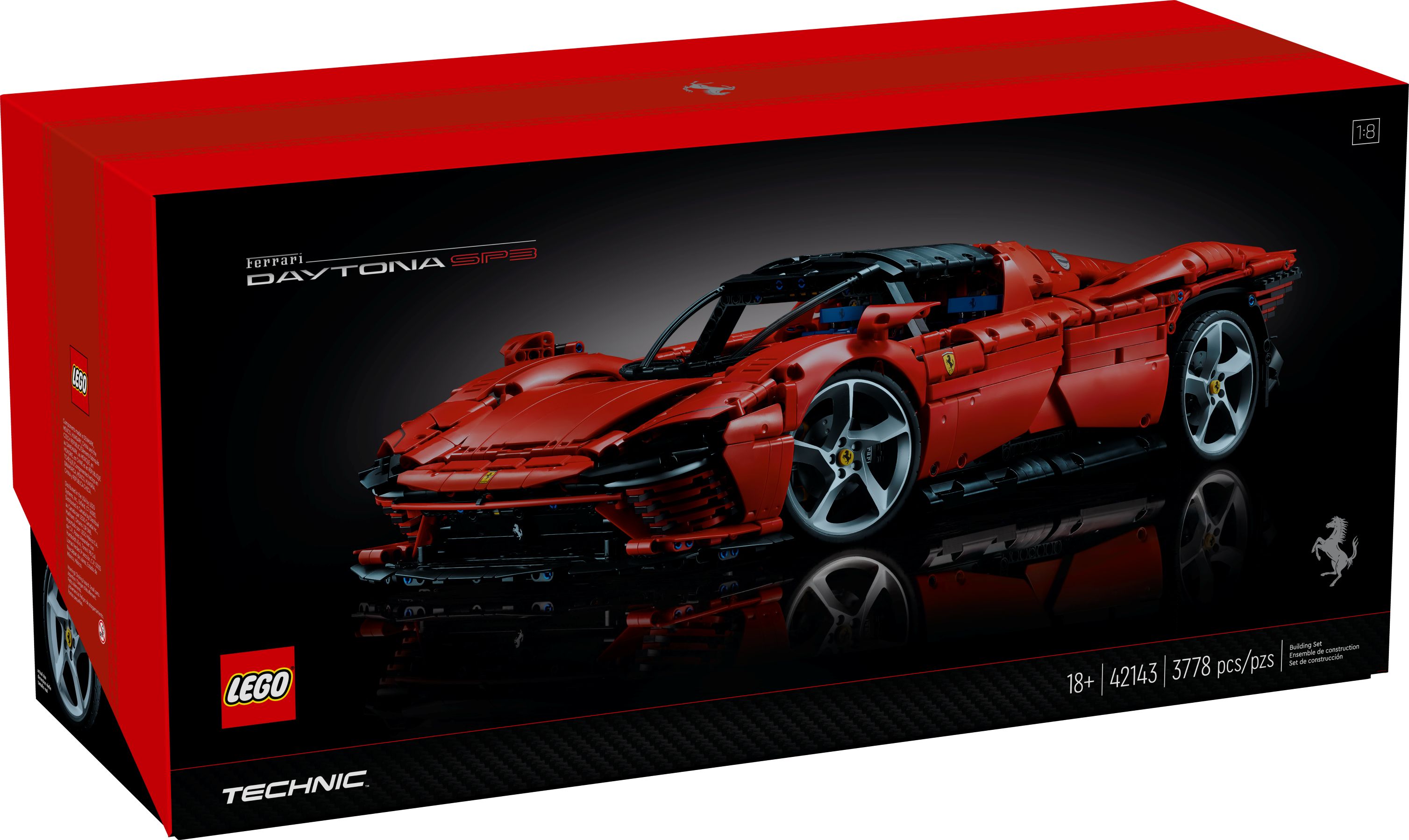 Detail Lego Technic Rotes Auto Nomer 9