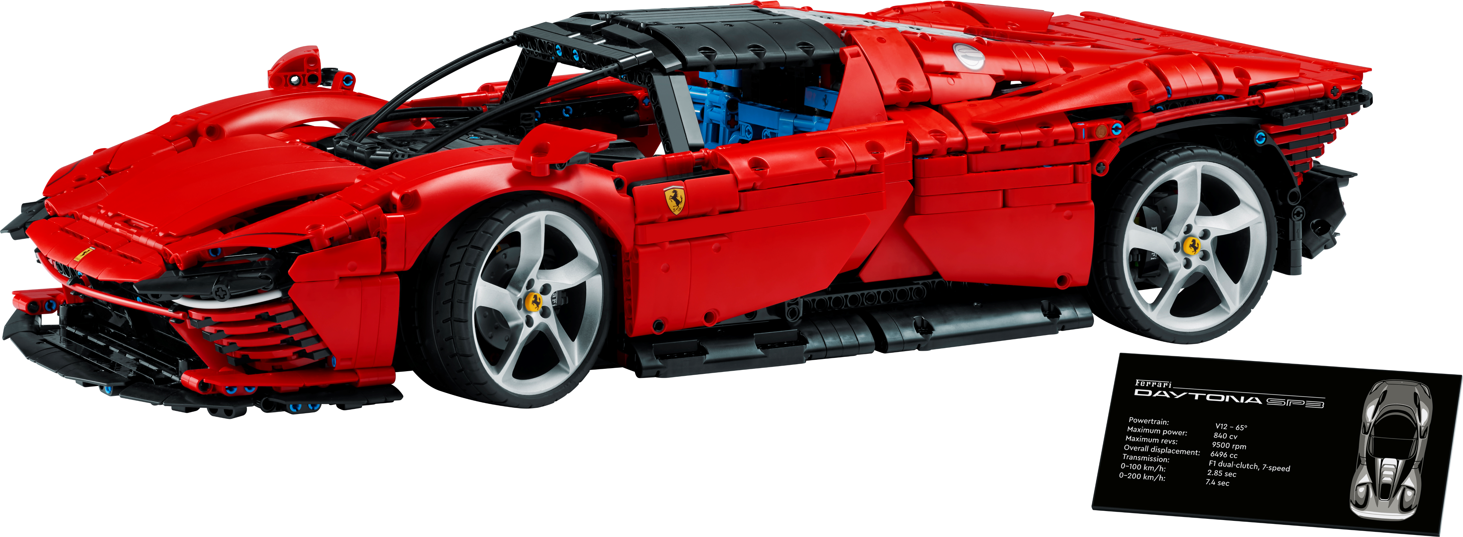 Detail Lego Technic Rotes Auto Nomer 2