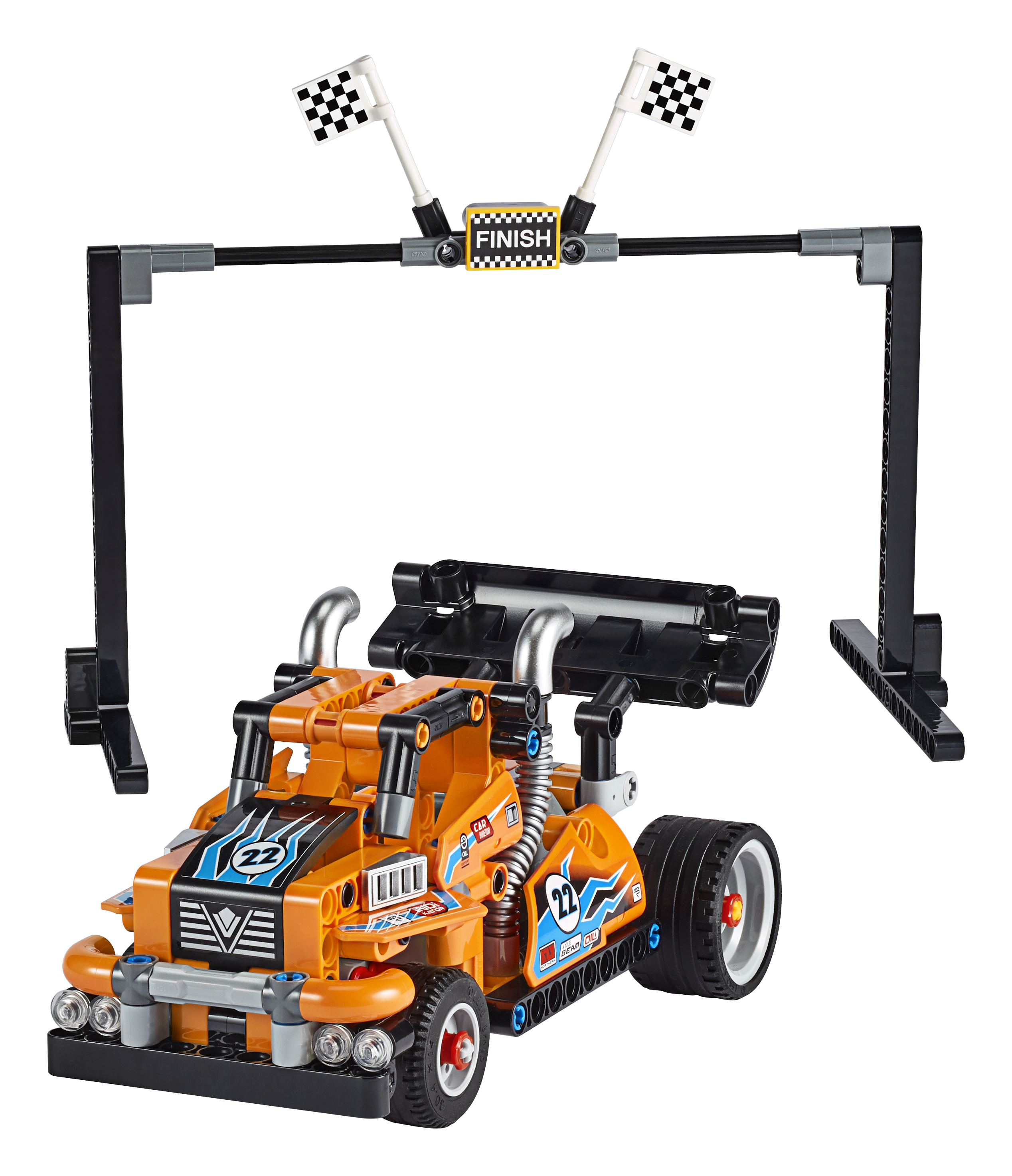 Detail Lego Technic Rotes Auto Nomer 21