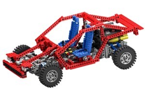 Detail Lego Technic Rotes Auto Nomer 3