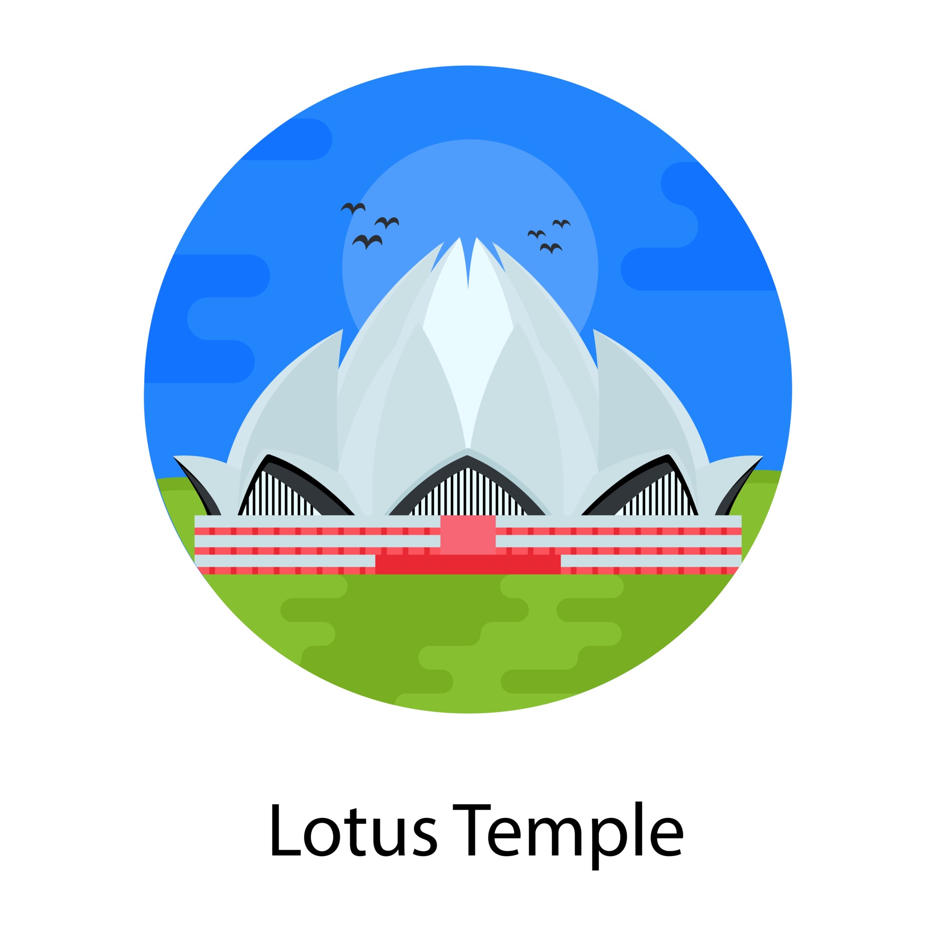 Detail Lotus Tempel Indien Nomer 3