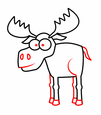 Detail Moos Drawing Nomer 11