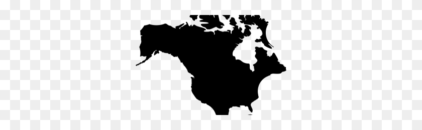 Detail North America Map Black And White Nomer 19