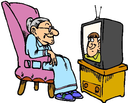 Detail Fernsehen Gucken Clipart Nomer 6