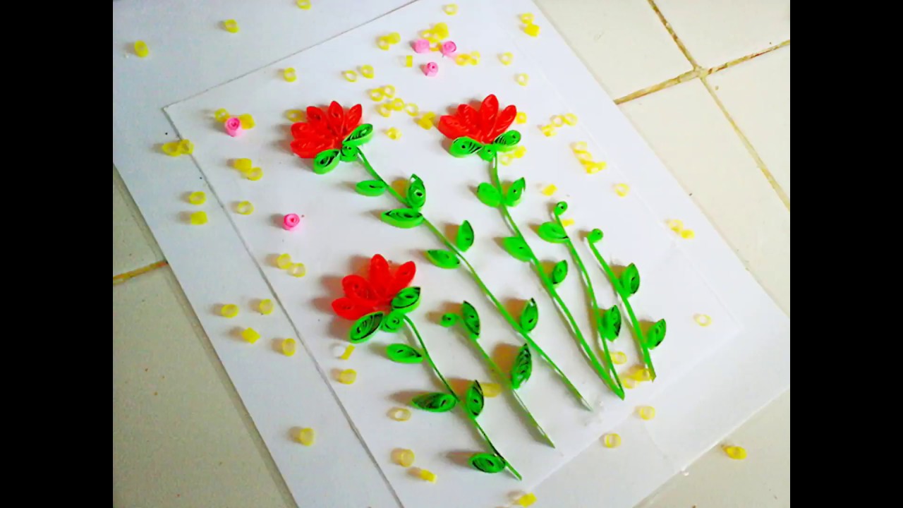 Detail Gambar Bunga Kolase Dari Kertas Origami Nomer 7