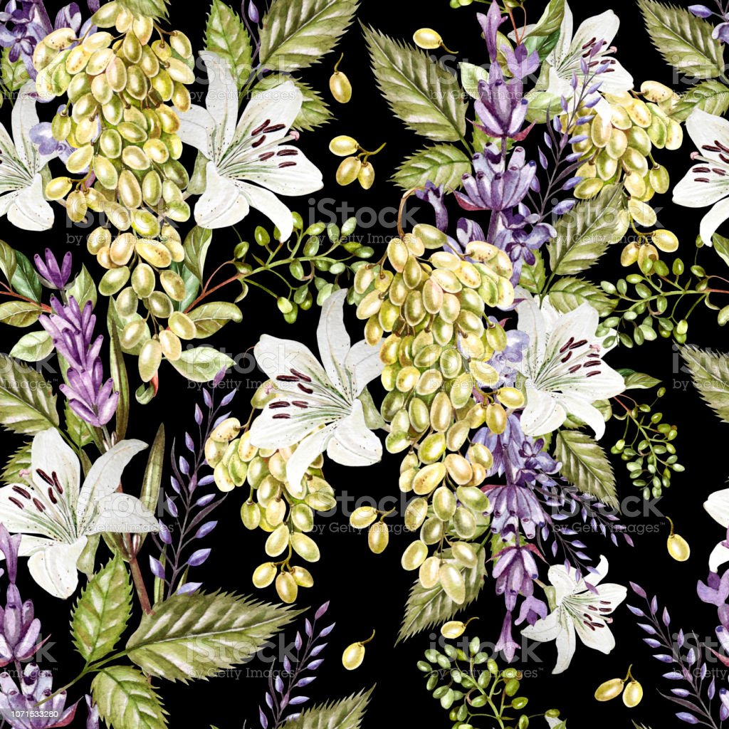 Detail Gambar Bunga Lavender Dan Lily Kartun Nomer 20