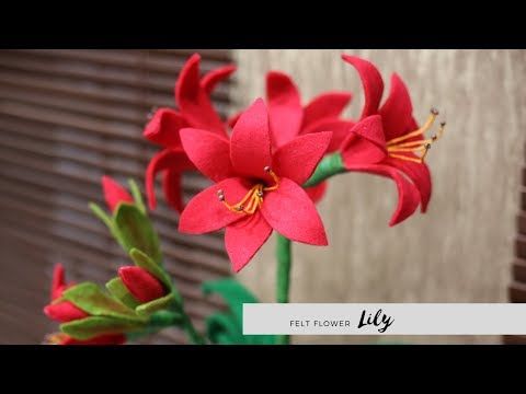 Detail Gambar Bunga Lily Dari Kain Flanel Nomer 19