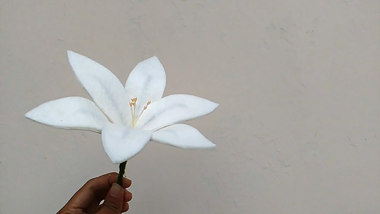 Detail Gambar Bunga Lily Dari Kain Flanel Nomer 5