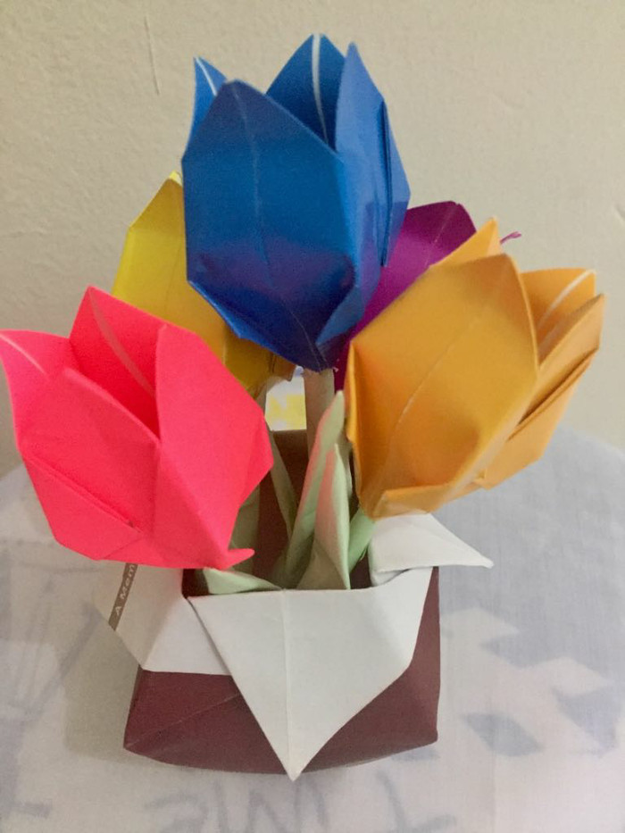 Detail Gambar Bunga Lily Dari Kertas Origami Nomer 22