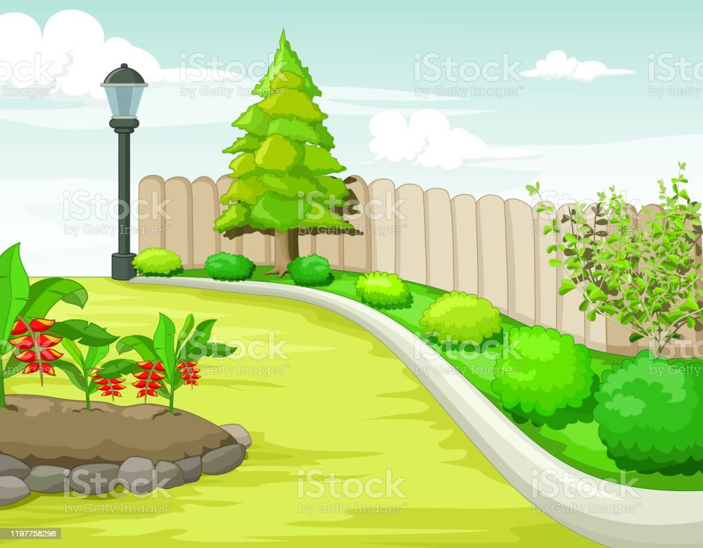 Detail Background Taman Cartoon Nomer 36